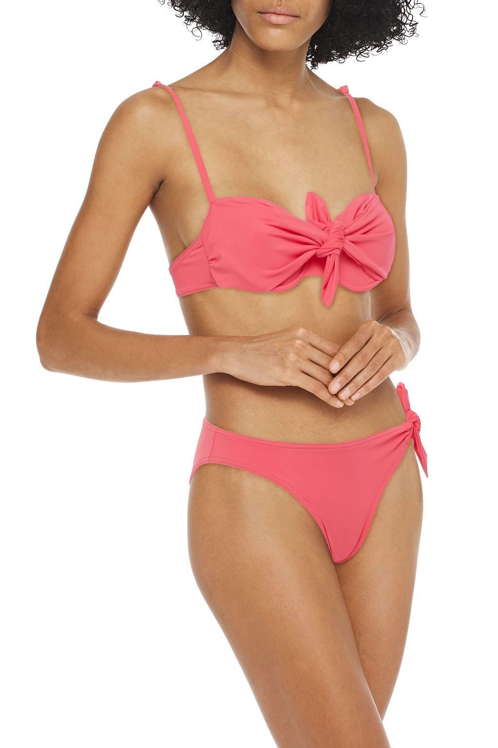 MAISON LEJABY Norma Jeane knotted bikini top