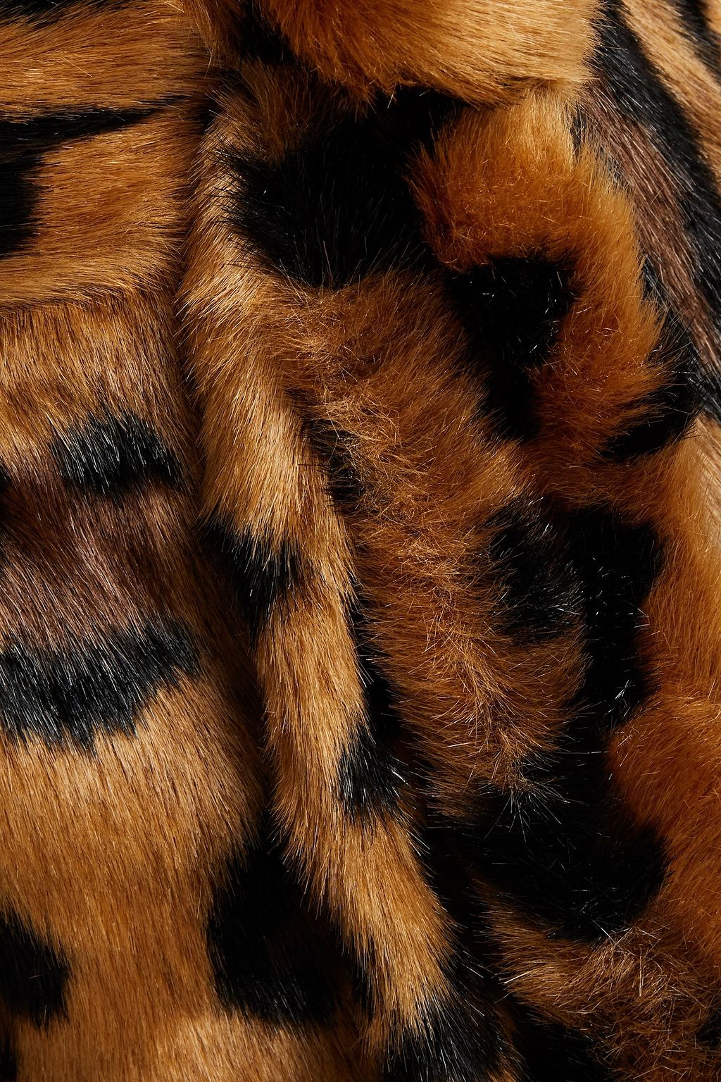 belted leopard print coat