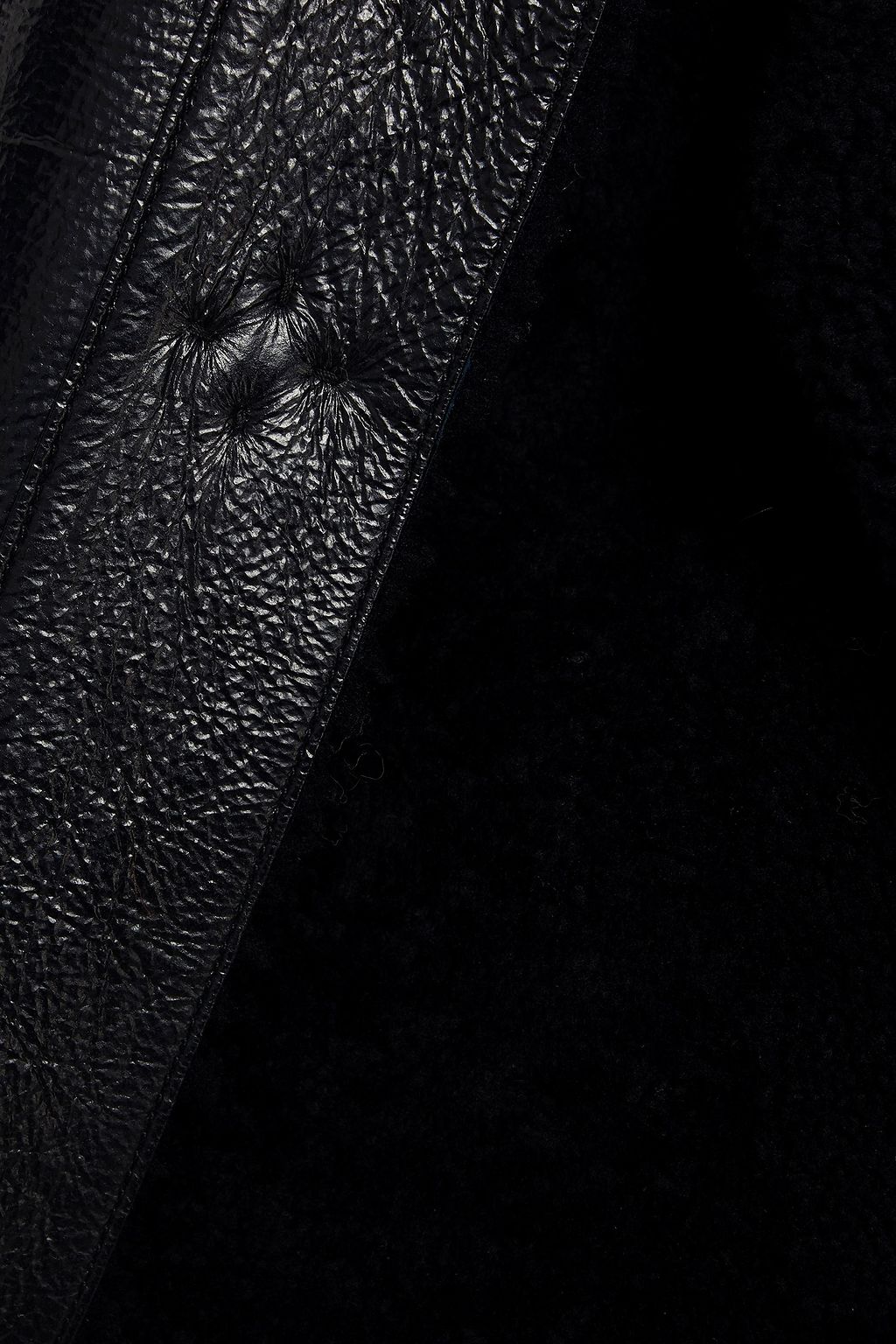 YVES SALOMON Reversible shearling hooded coat