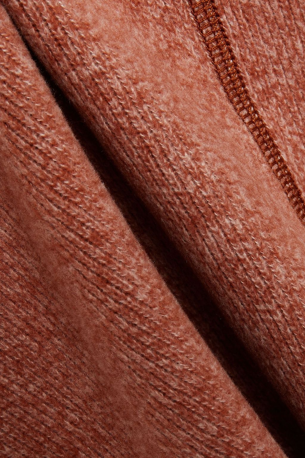 SEE BY CHLOÉ Ribbed cotton-blend cape