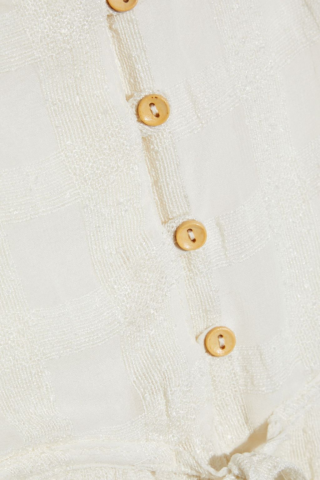 WALTER BAKER Kleid aus Gaze-Jacquard mit Karomuster