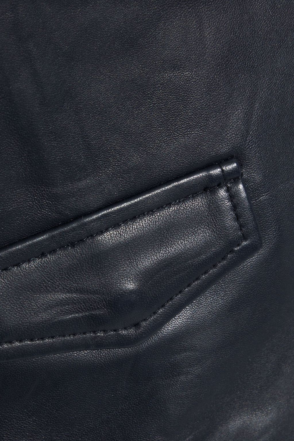 WALTER BAKER Leather biker jacket