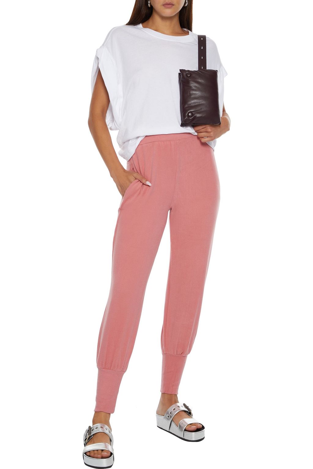 WALTER BAKER Devon brushed-fleece track pants