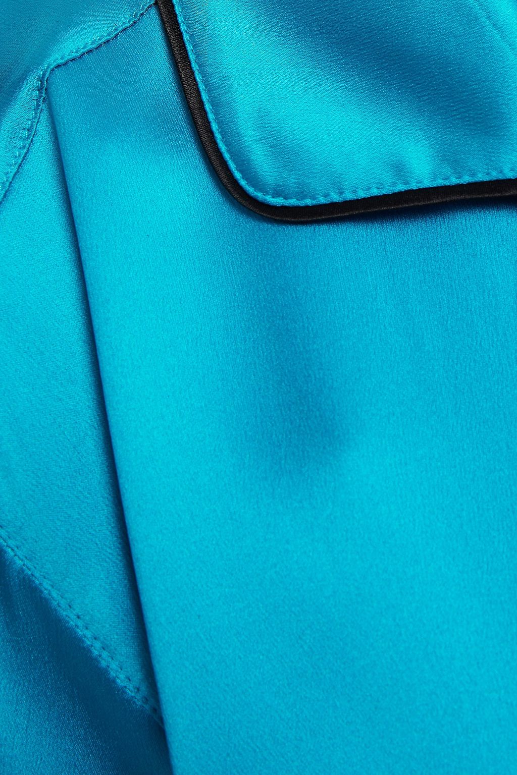 DOLCE&GABBANA Stretch-silk satin shirt