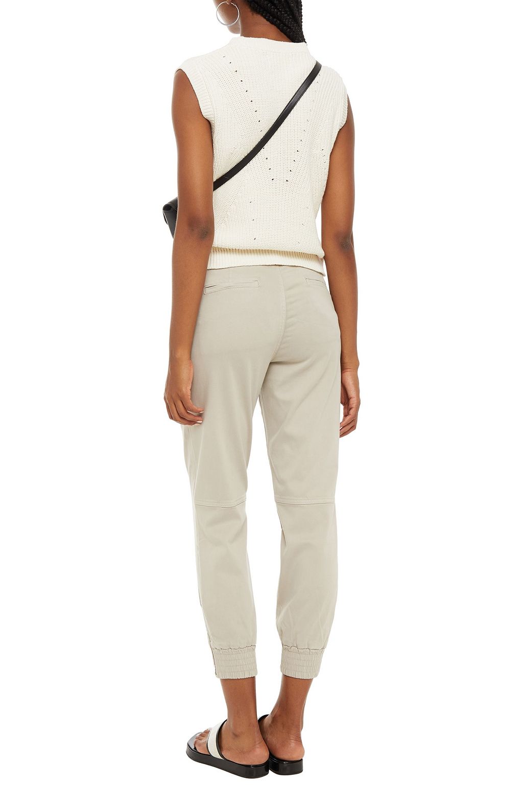 J BRAND コットン混 テーパード パンツ