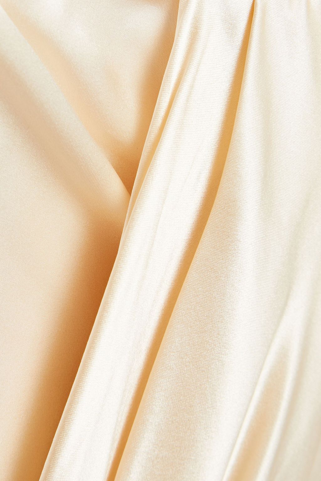 SIMONE ROCHA Draped silk-satin midi skirt