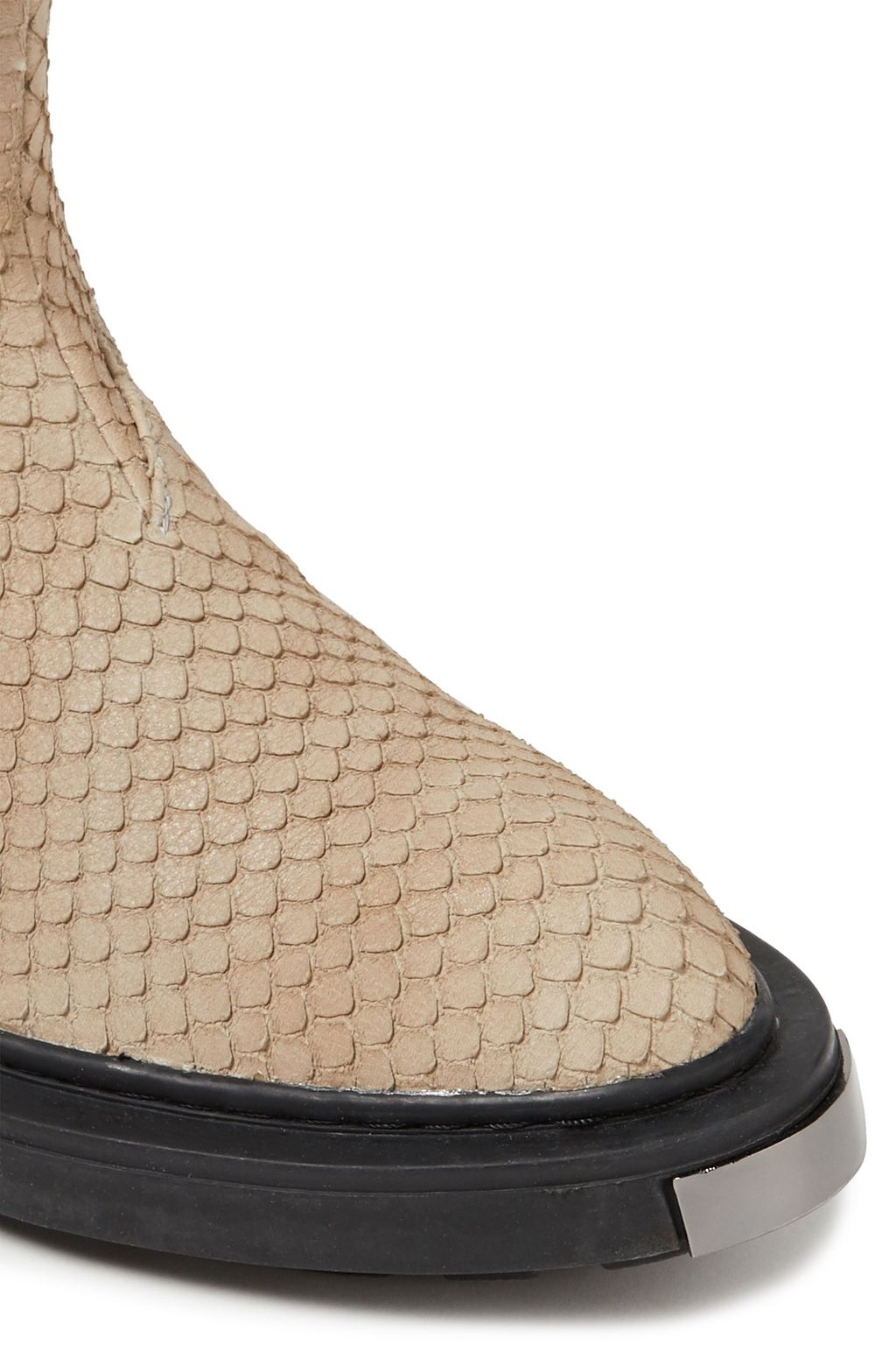 EYTYS Snake-effect leather ankle boots