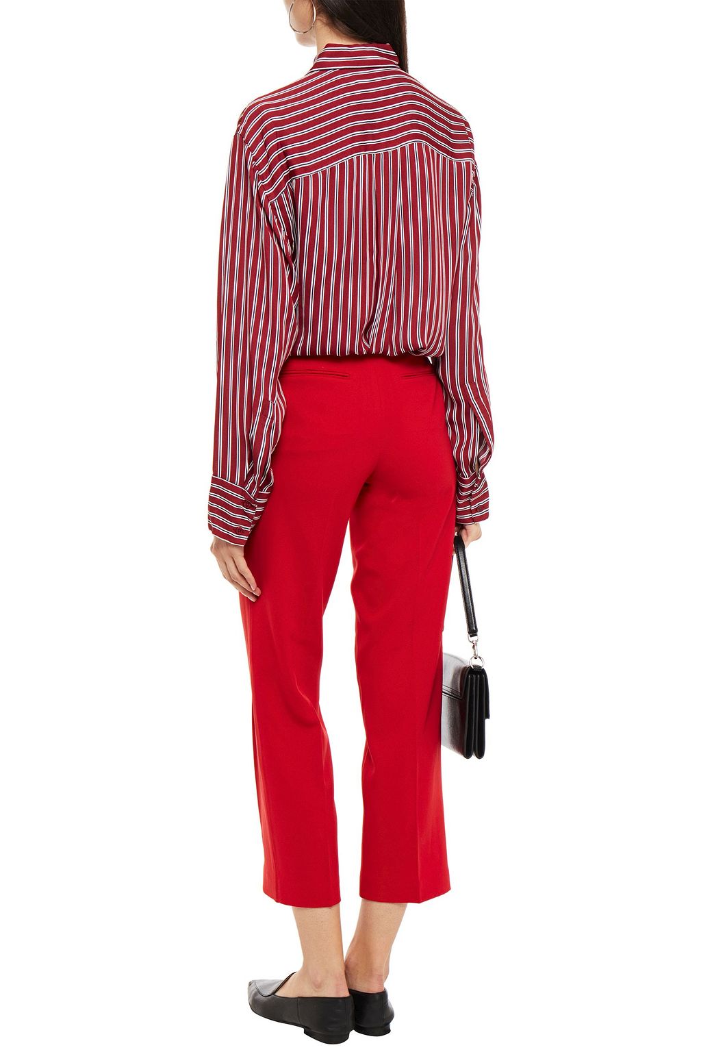 MICHAEL MICHAEL KORS Cropped crepe straight-leg pants