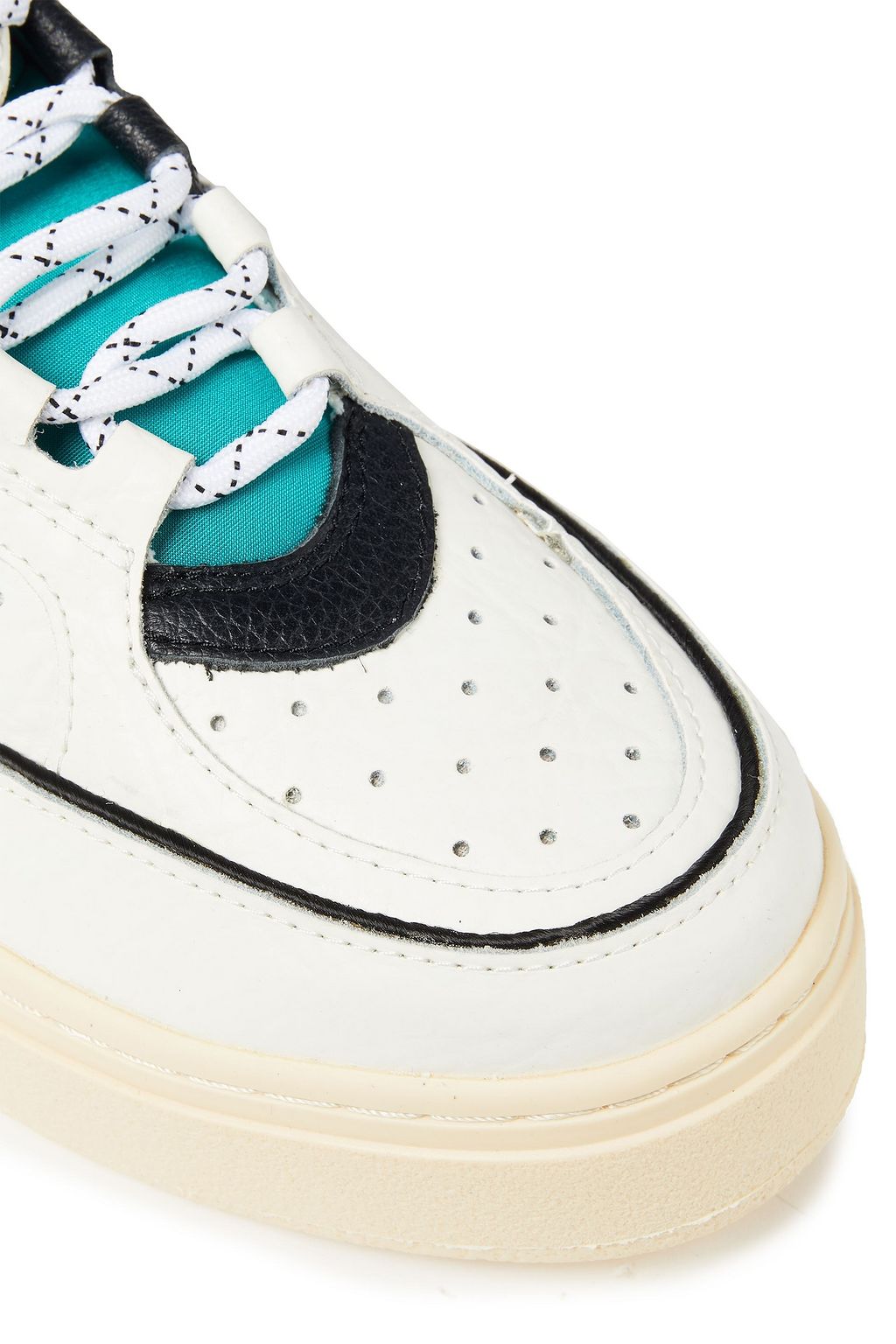 EYTYS Neoprene, leather and canvas high-top sneakers