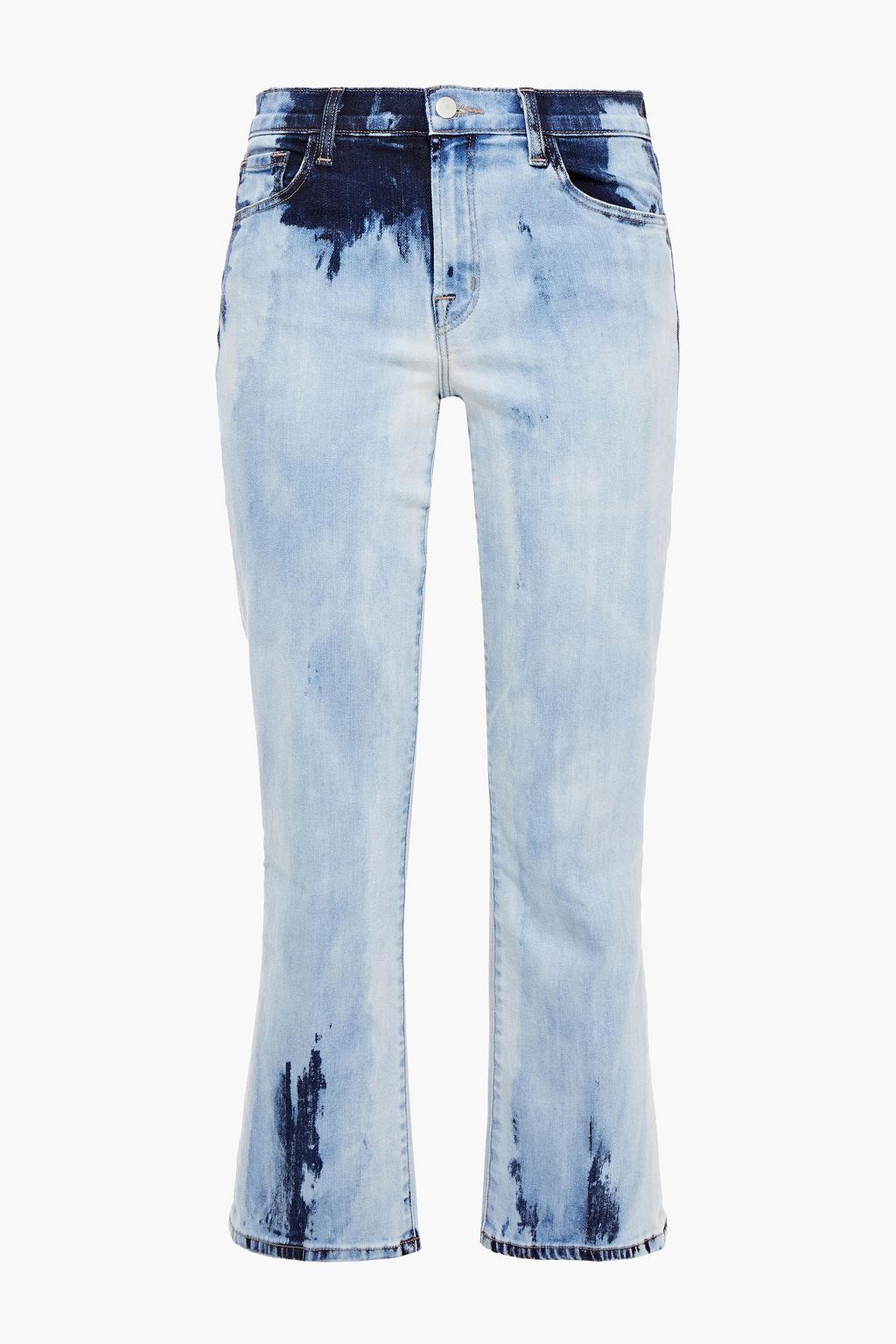 Light denim Selena bleached mid-rise 