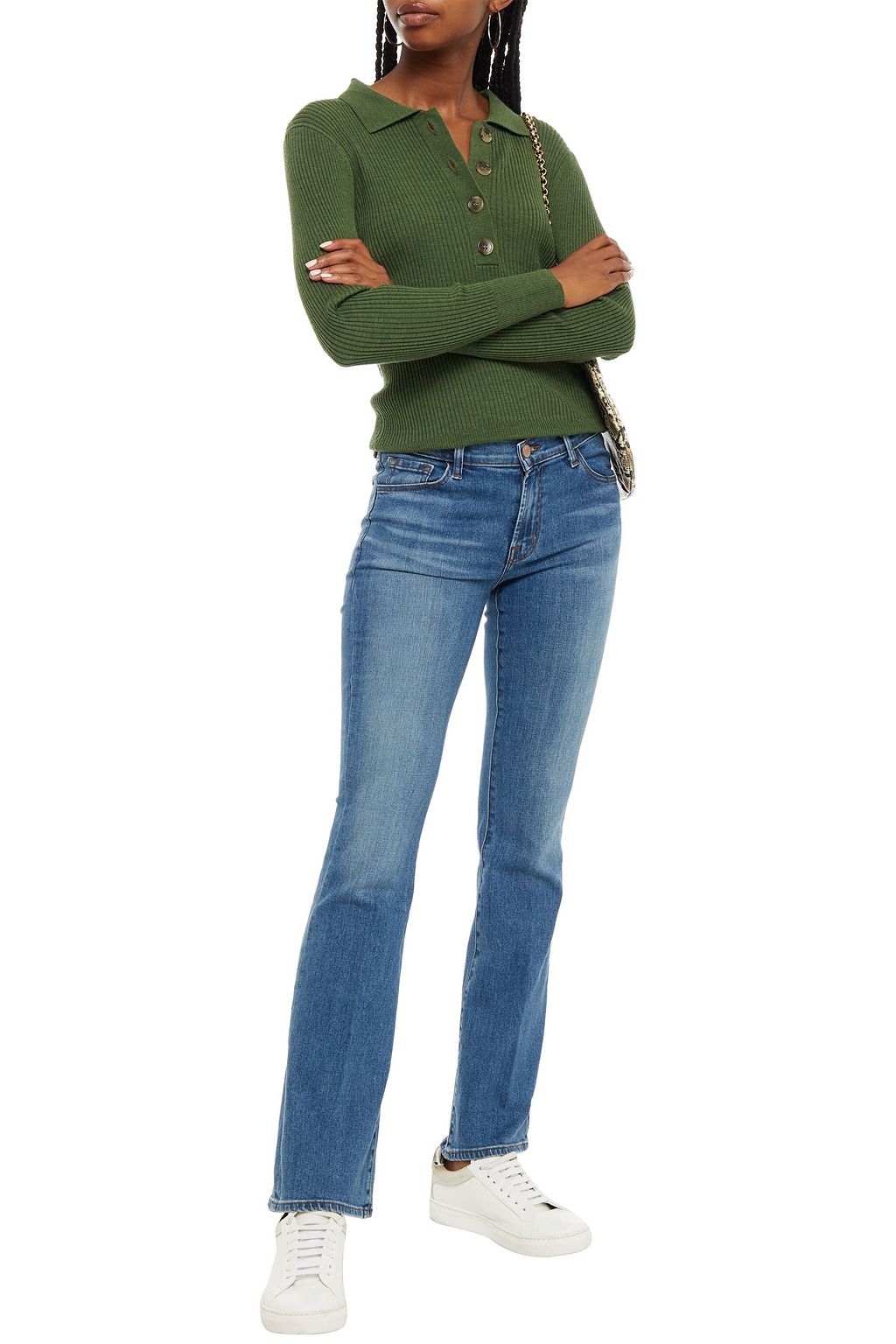 J BRAND Sallie mid-rise bootcut jeans