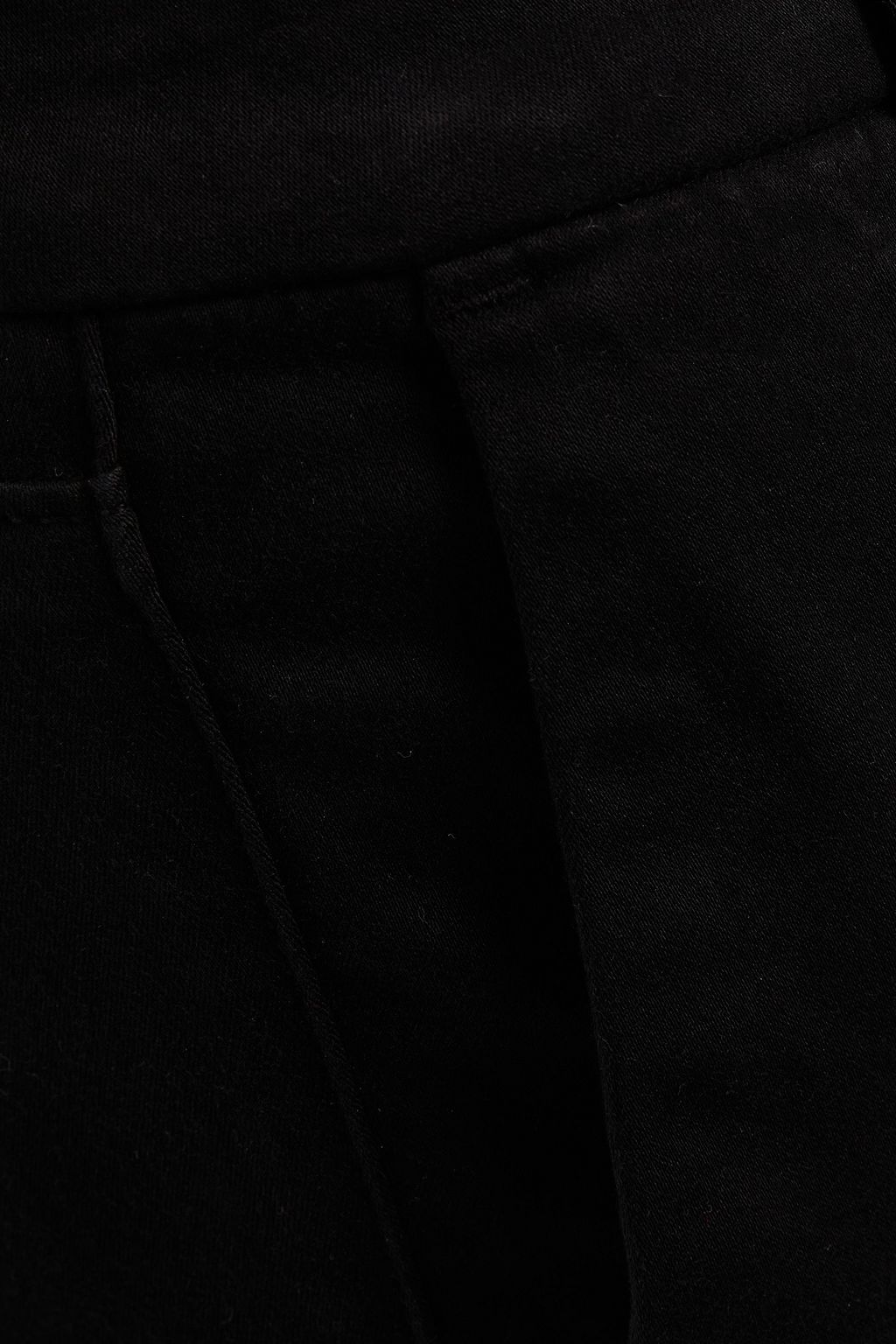 J BRAND Cropped cotton-blend sateen slim-leg pants