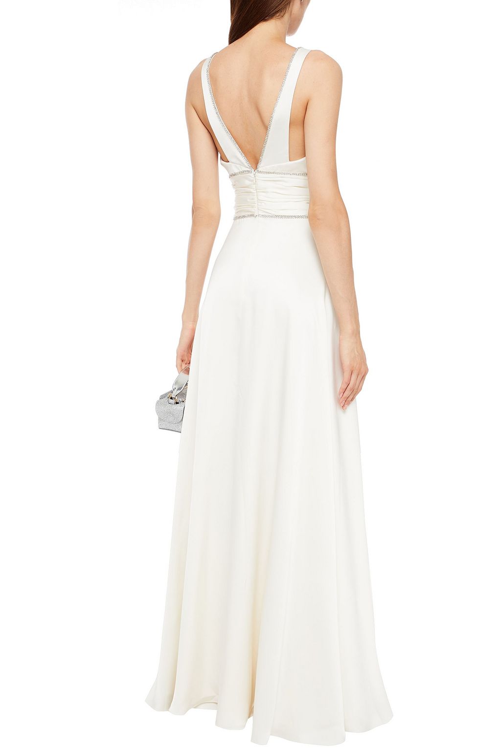 JENNY PACKHAM Song Flower crystal-embellished satin bridal gown