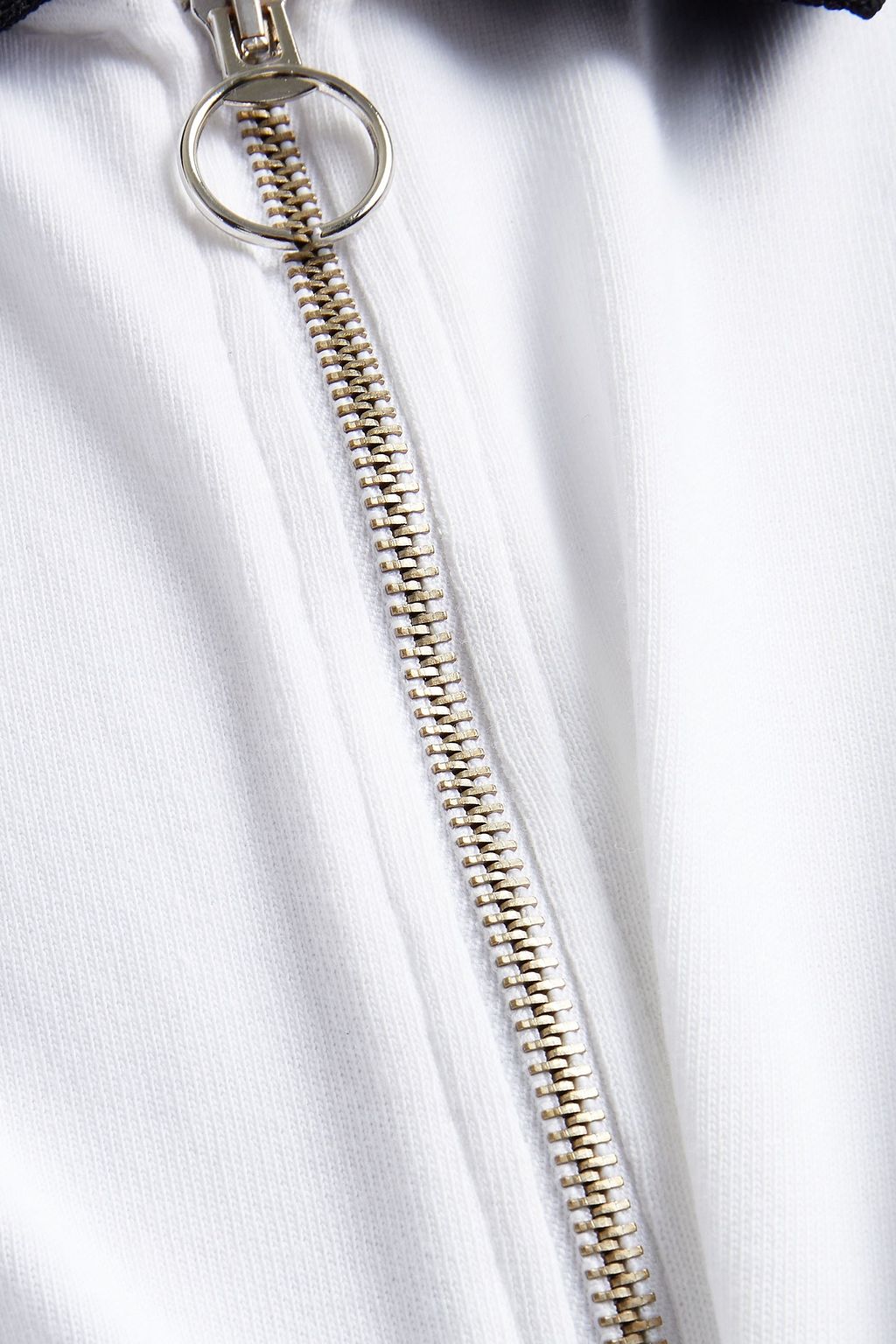 EYTYS Two-tone cotton-jersey polo shirt