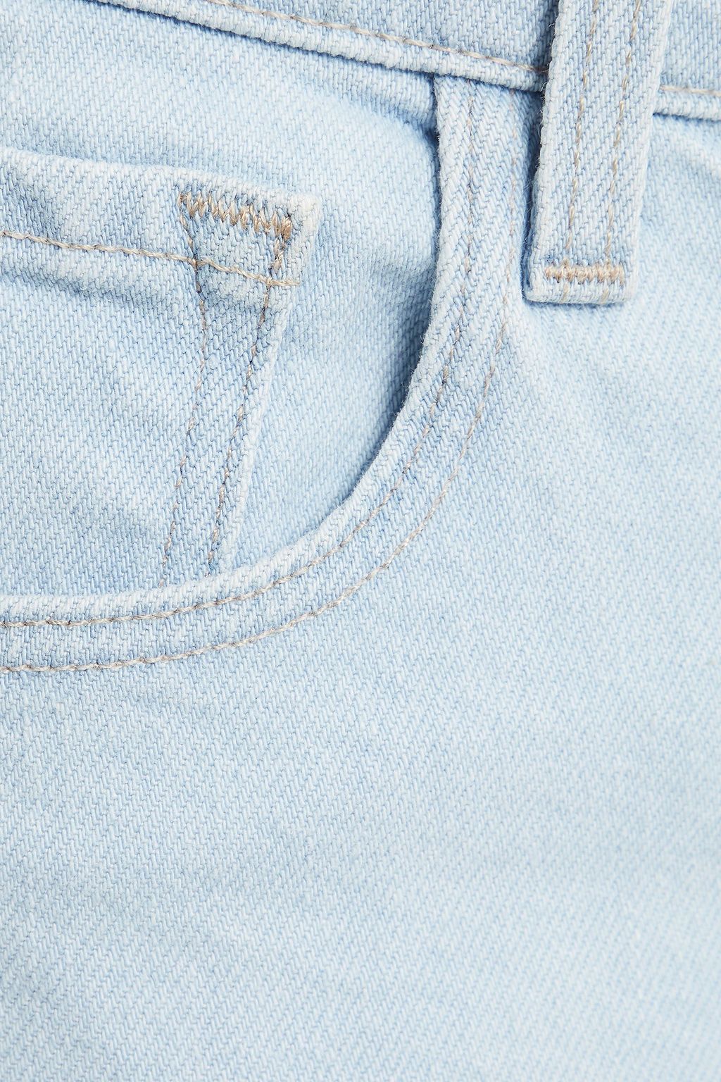 J BRAND Ruby distressed high-rise slim-leg jeans