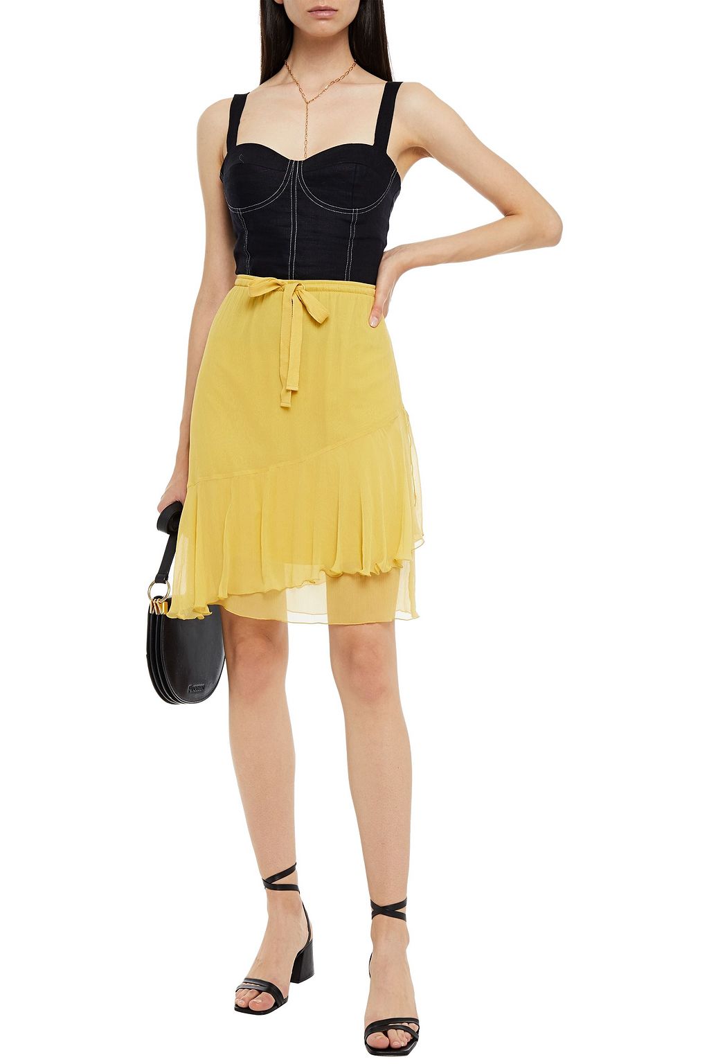 SEE BY CHLOÉ Crepon mini skirt