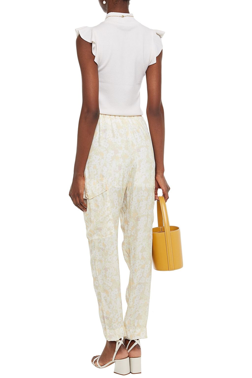 SEE BY CHLOÉ Floral-print crepe tapered pants