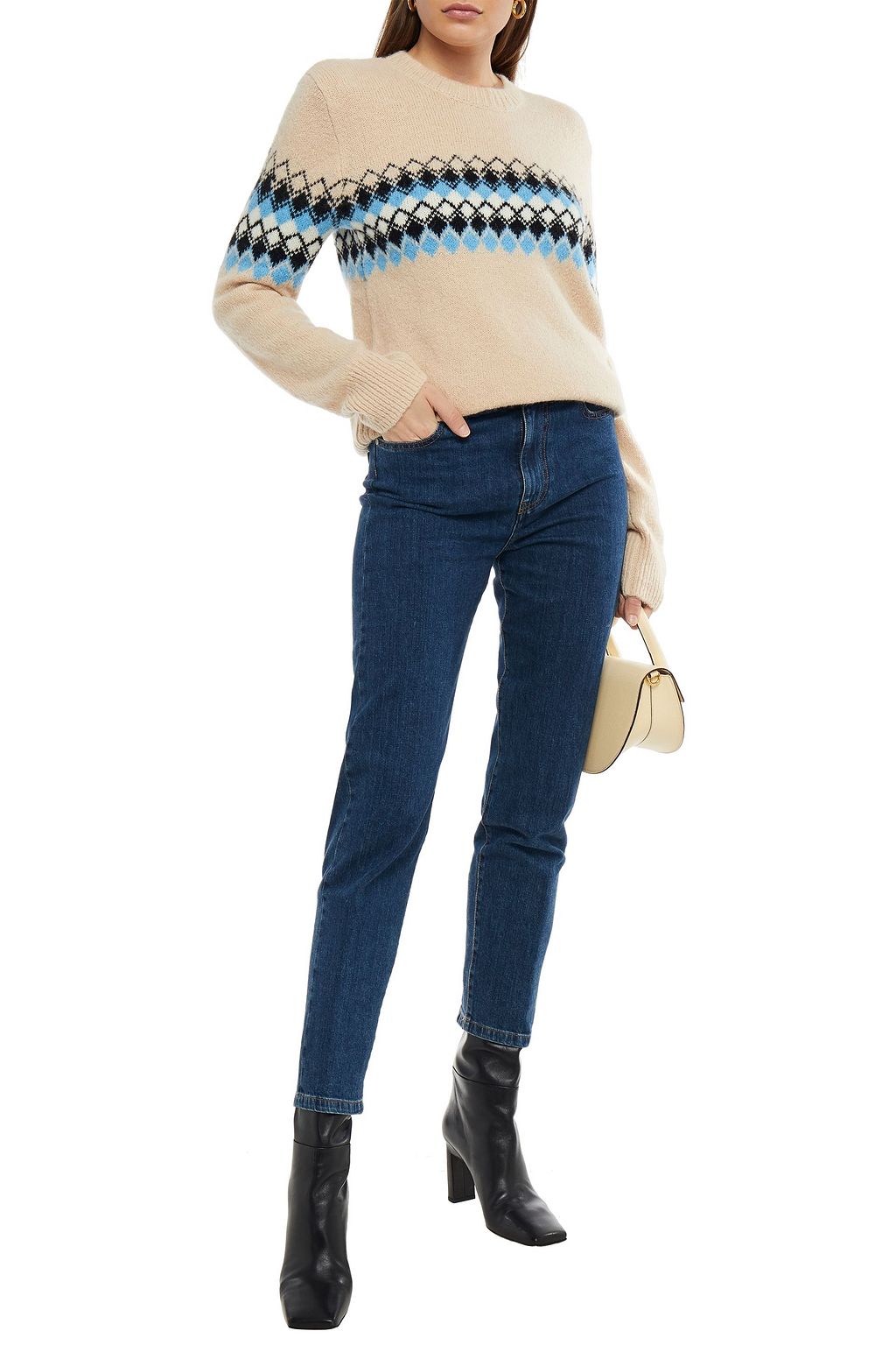 A.L.C. Intarsia-knit sweater