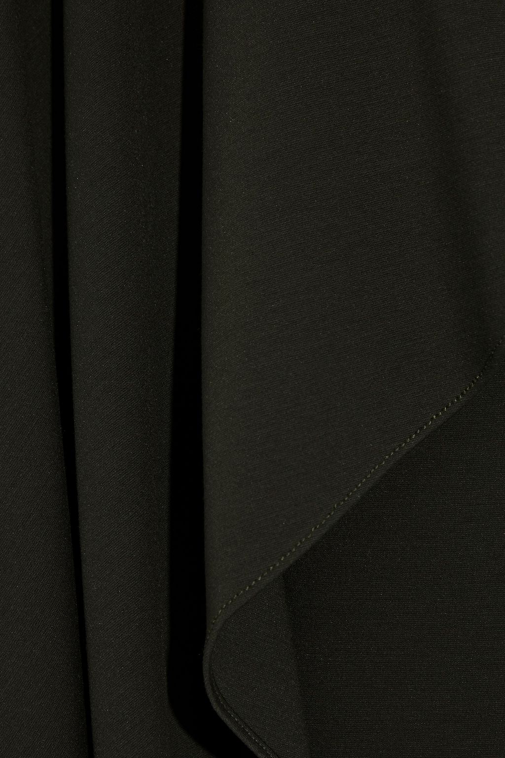 HALSTON Layered stretch-jersey dress