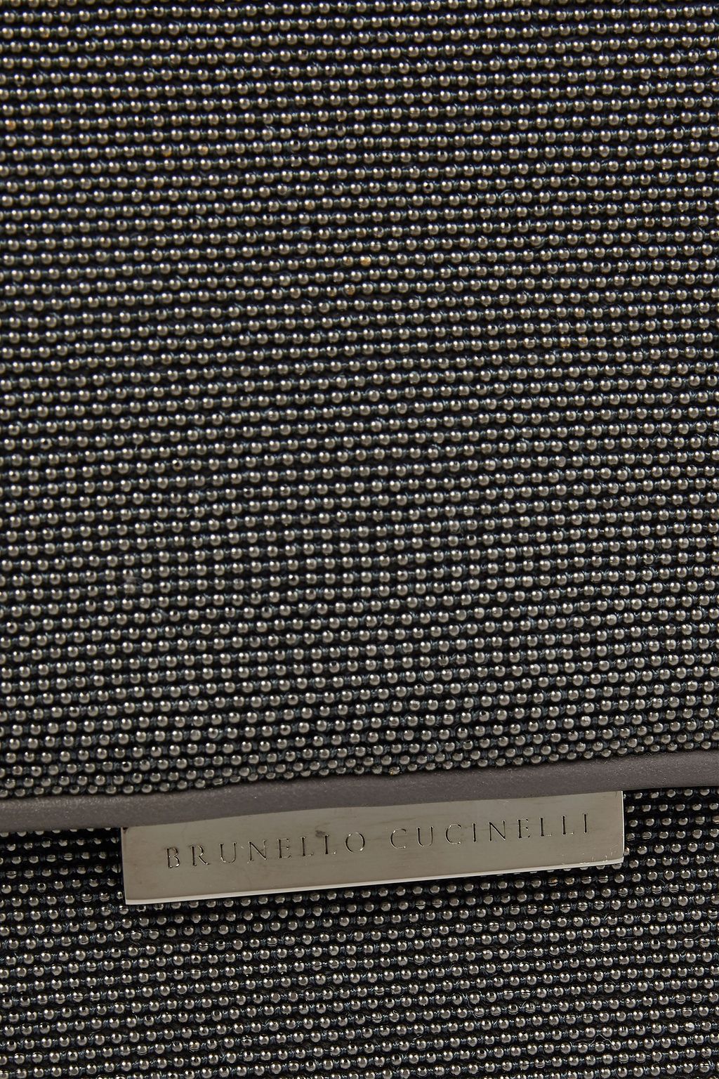 BRUNELLO CUCINELLI Gürteltasche aus Leder mit Zierperlen