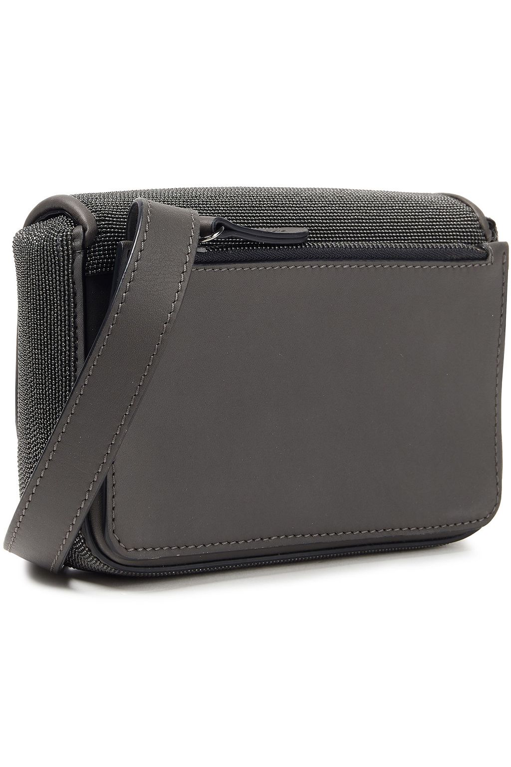 BRUNELLO CUCINELLI Gürteltasche aus Leder mit Zierperlen
