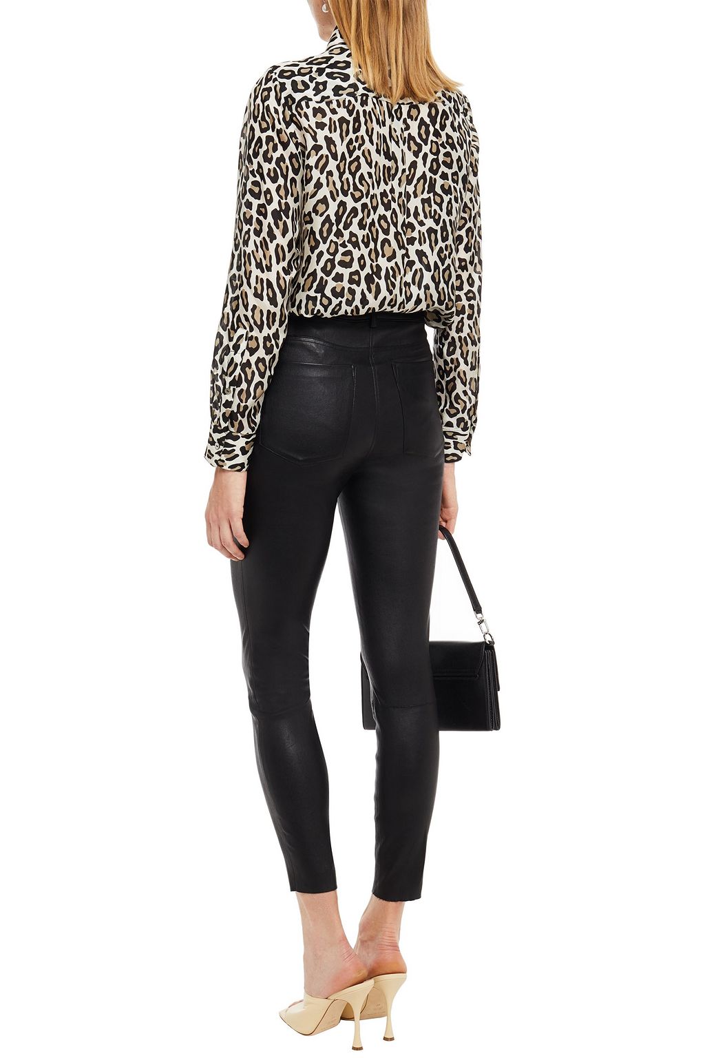 ALICE + OLIVIA Leather skinny pants