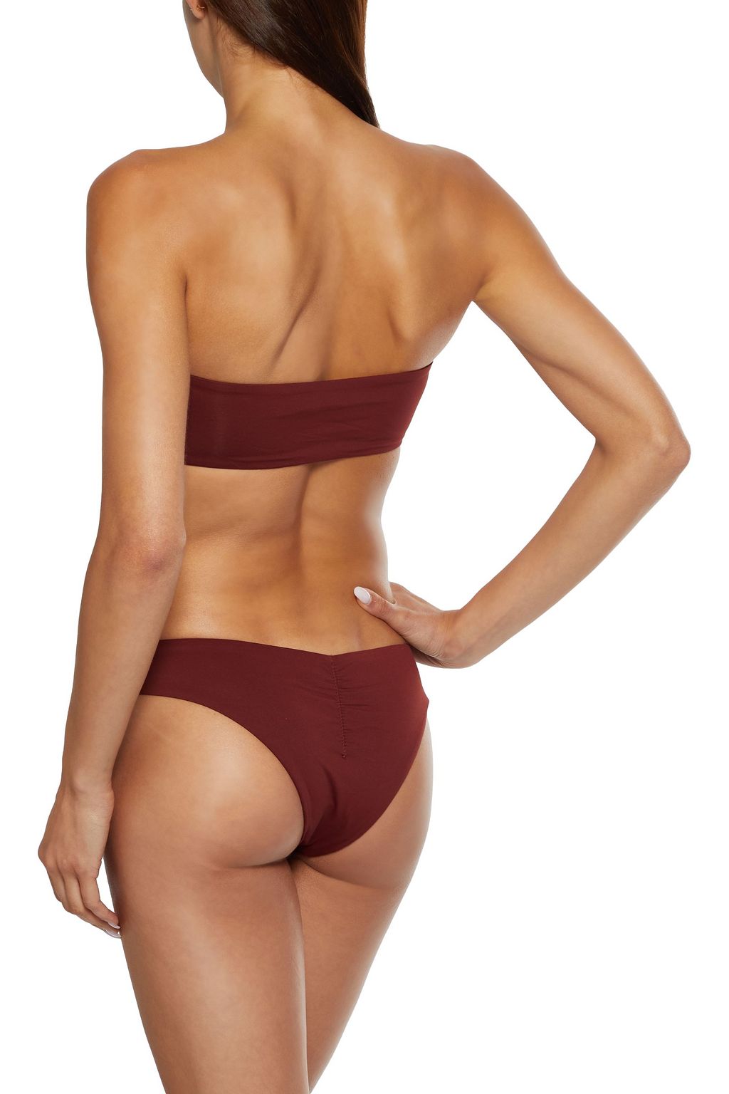 EBERJEY So Solid Summer bandeau bikini top