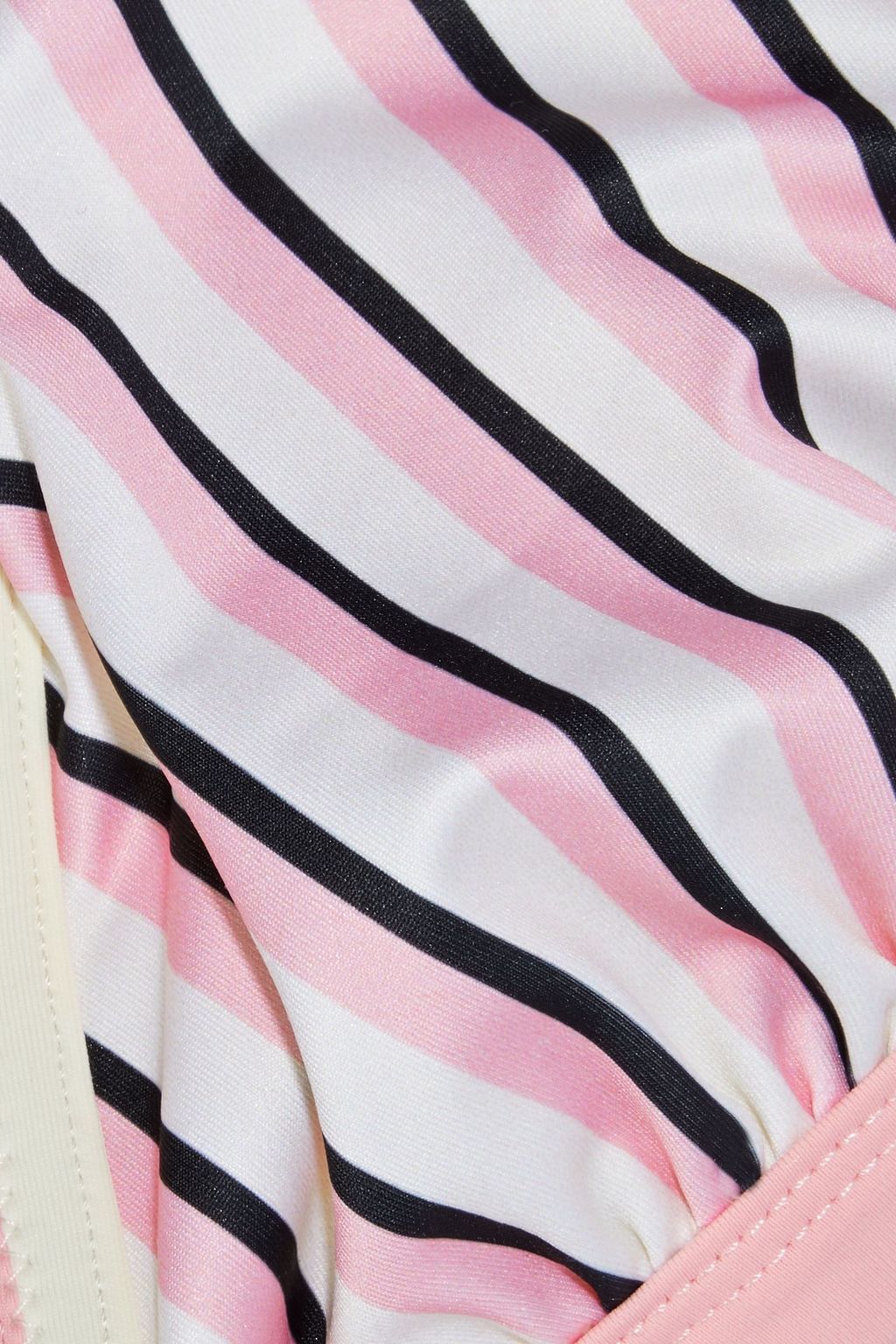 MORGAN LANE Jourdan striped triangle bikini top