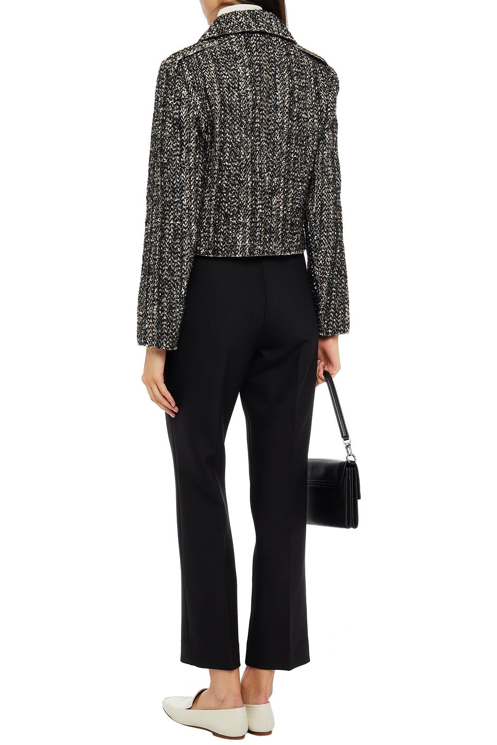THEORY Stretch-crepe straight-leg pants