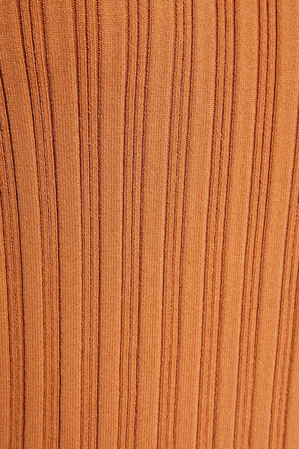 MICHELLE MASON Ribbed-knit midi dress