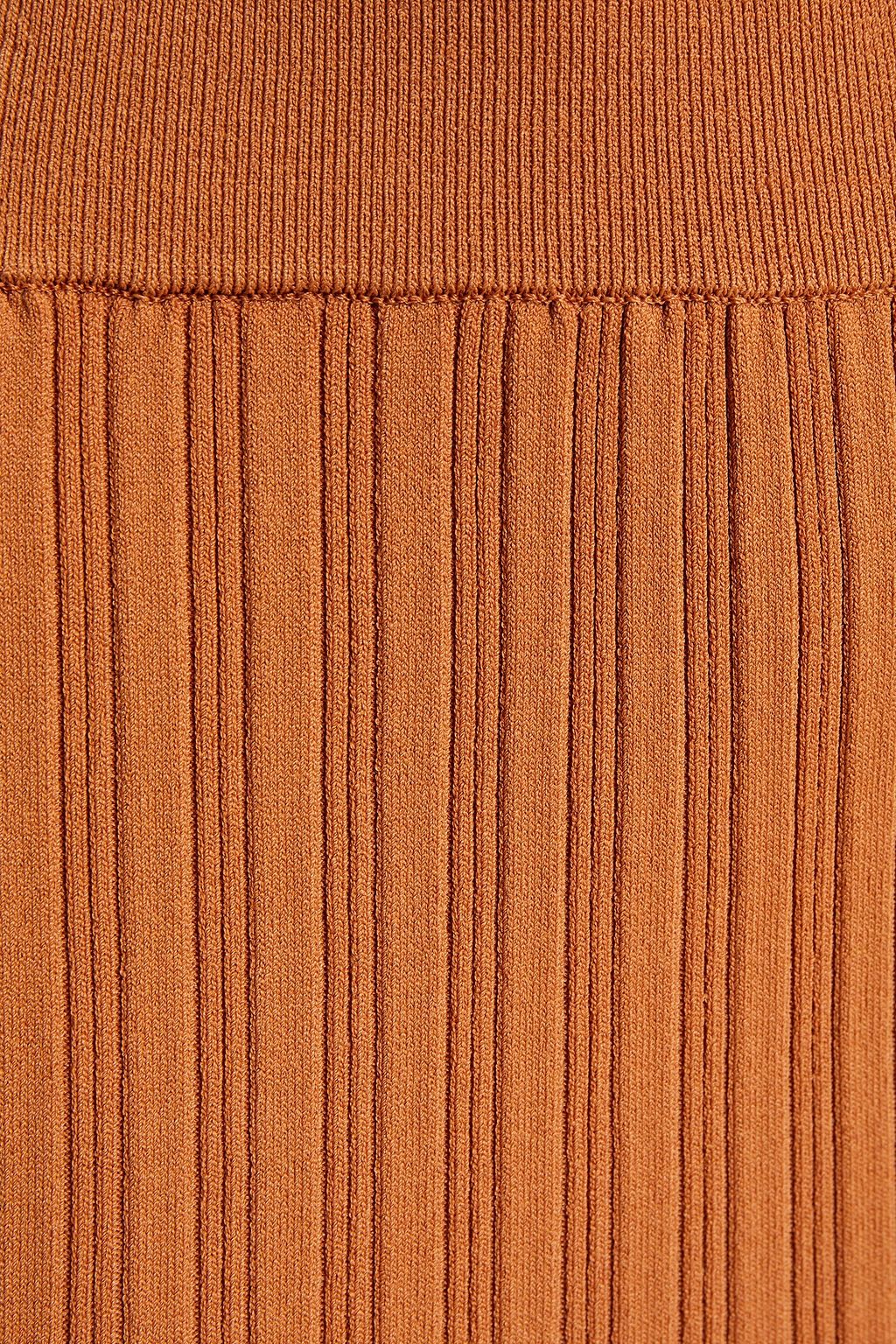 MICHELLE MASON Ribbed-knit pencil skirt
