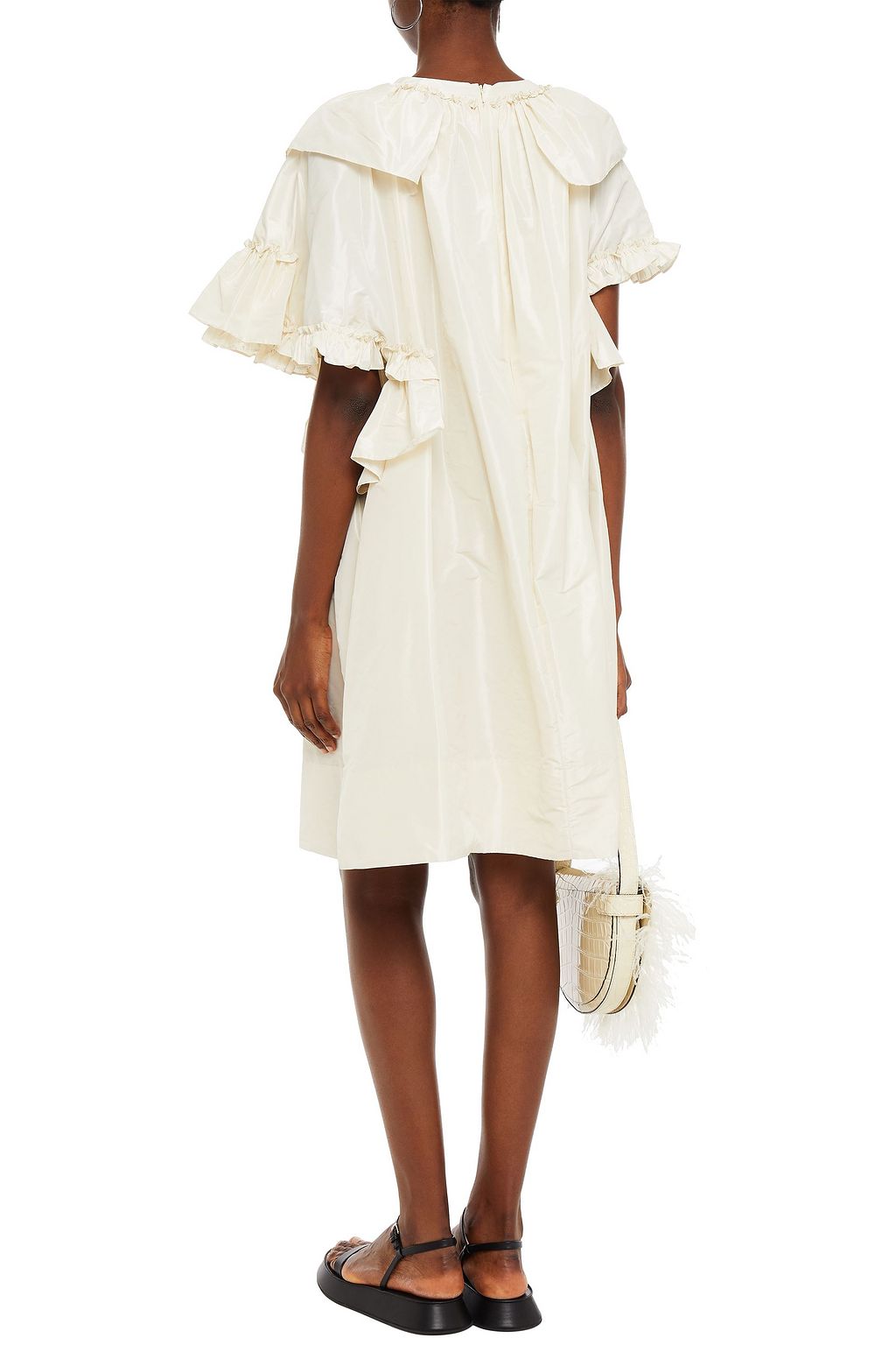SIMONE ROCHA Ruffled taffeta dress