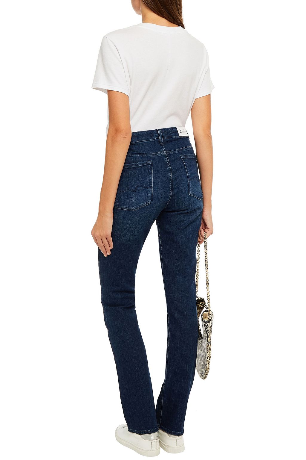 7 FOR ALL MANKIND High-rise straight-leg jeans