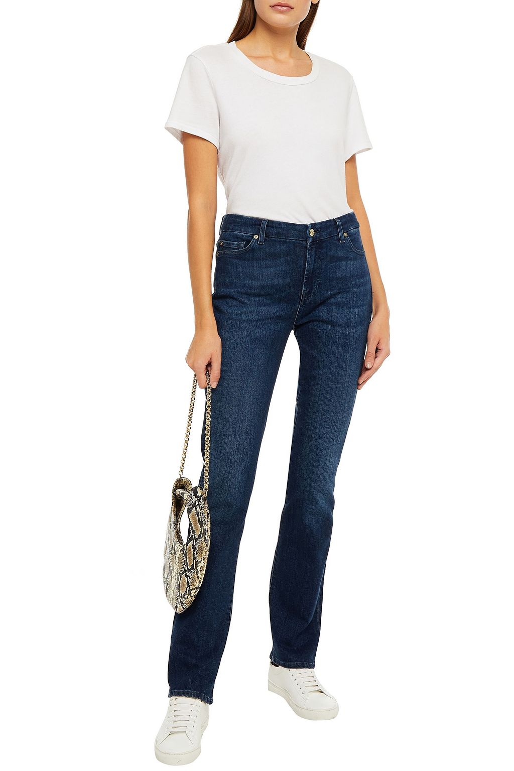 7 FOR ALL MANKIND High-rise straight-leg jeans