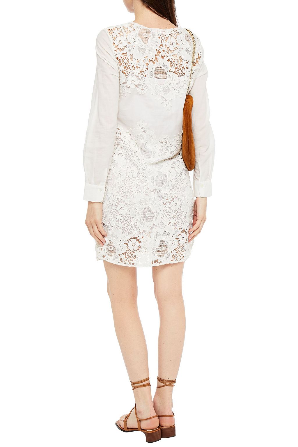 SEE BY CHLOÉ Crocheted cotton lace mini dress
