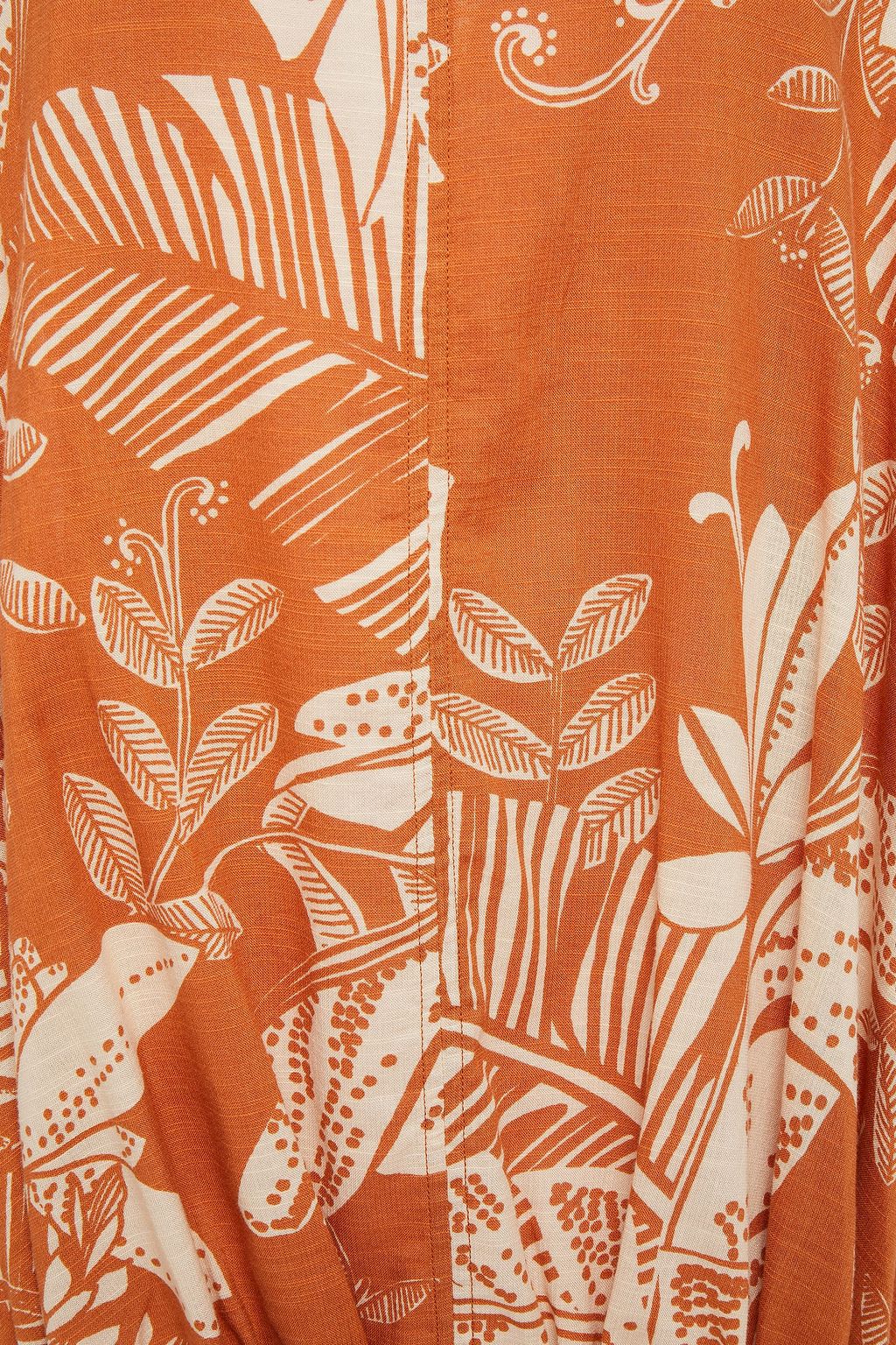 SEE BY CHLOÉ Printed slub cotton-blend top