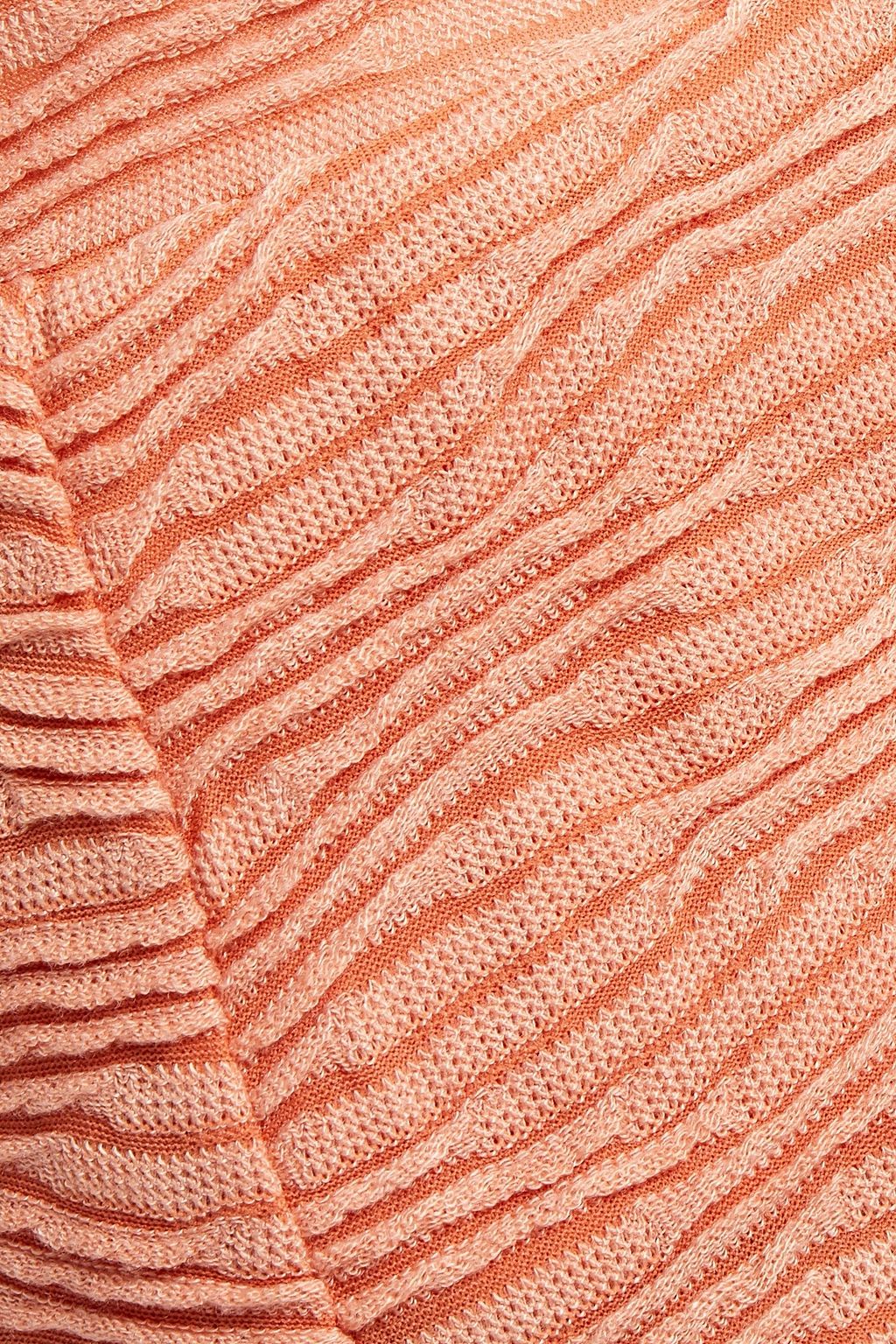 WALTER BAKER Joy cloqué midi skirt