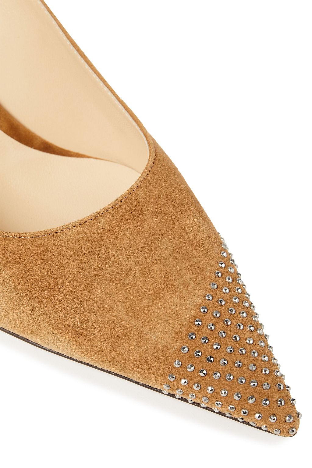 JIMMY CHOO Love 85 embellished suede pumps