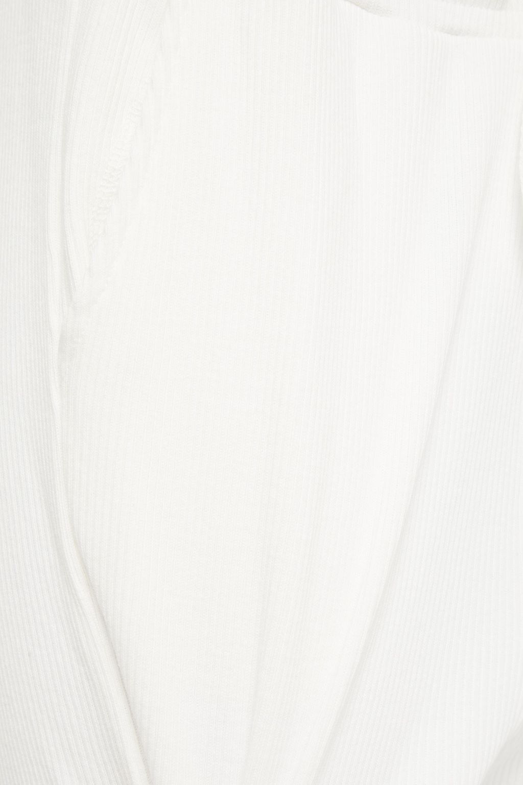 THE UPSIDE Ezi ribbed cotton-jersey track pants