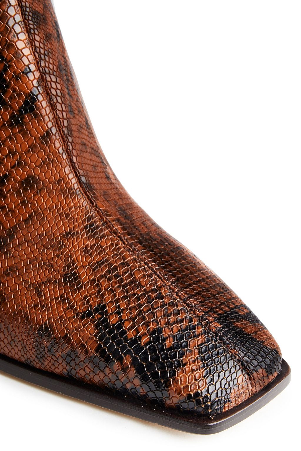 JIMMY CHOO Bryelle 85 snake-effect leather ankle boots
