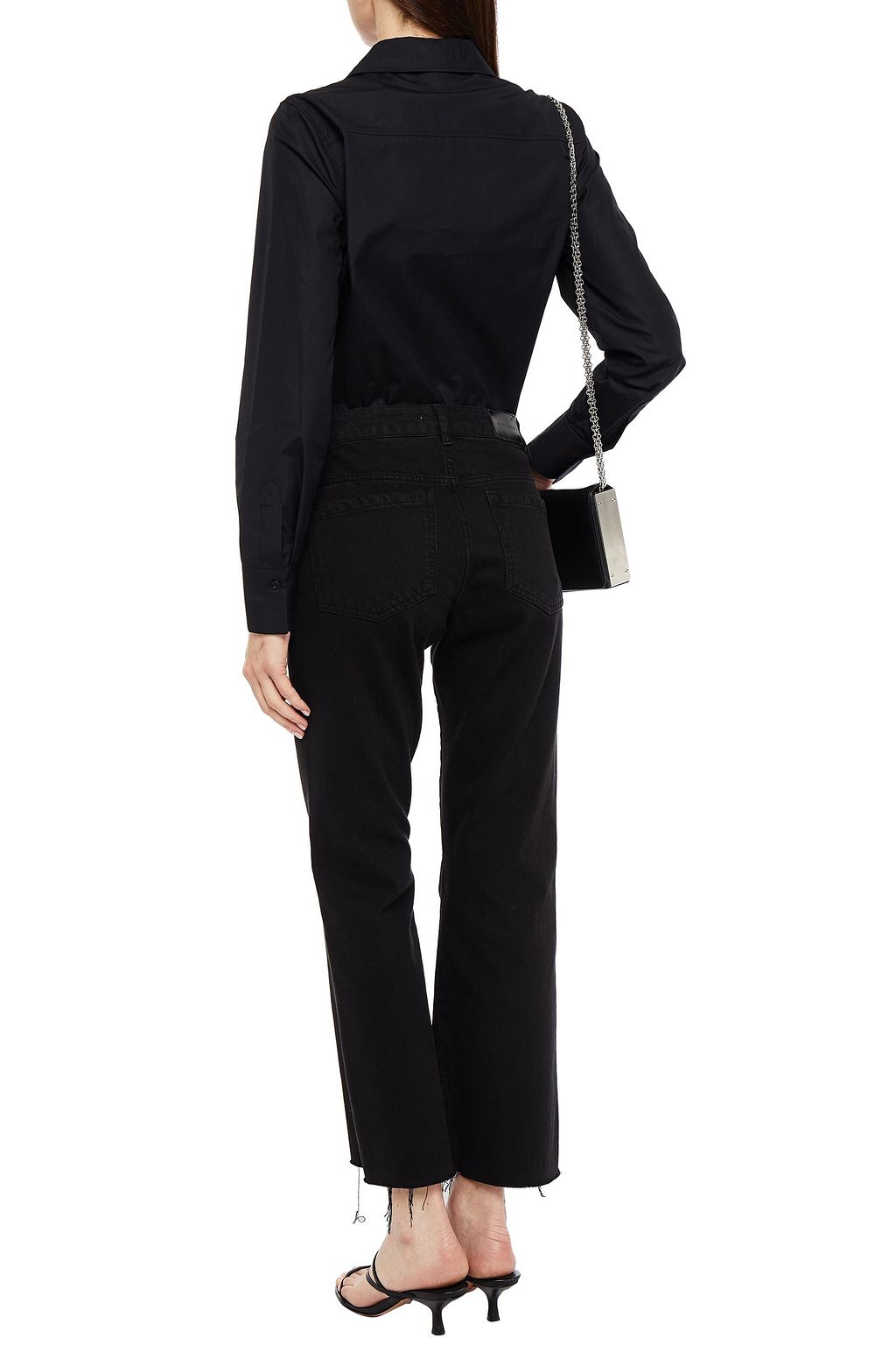 SEE BY CHLOÉ Appliquéd cotton-poplin shirt