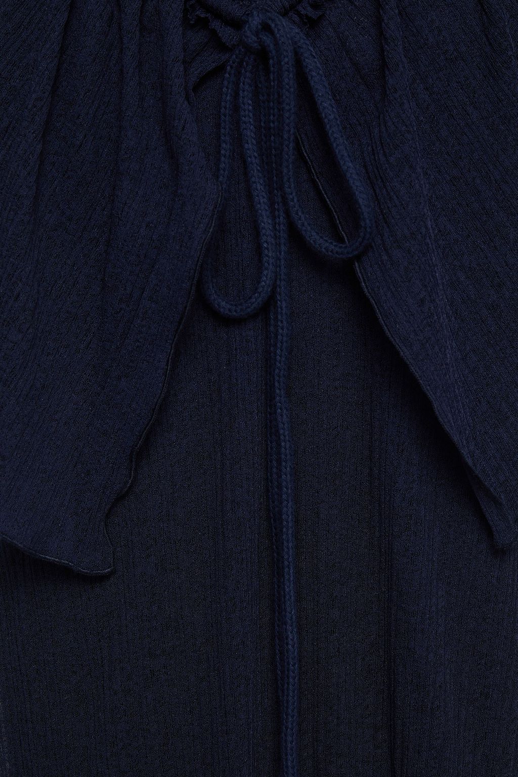 SEE BY CHLOÉ Ruffled ribbed-knit mini dress