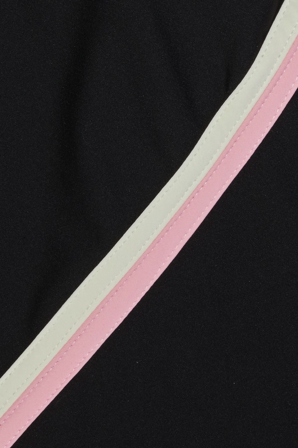 MORGAN LANE Kelly knotted striped bandeau swimsuit