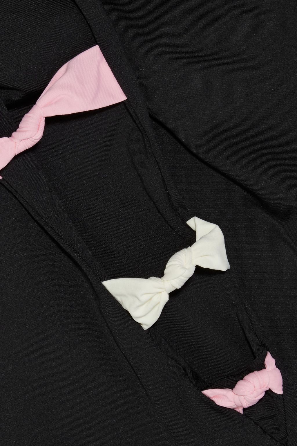 MORGAN LANE Cutout knotted swimsuit