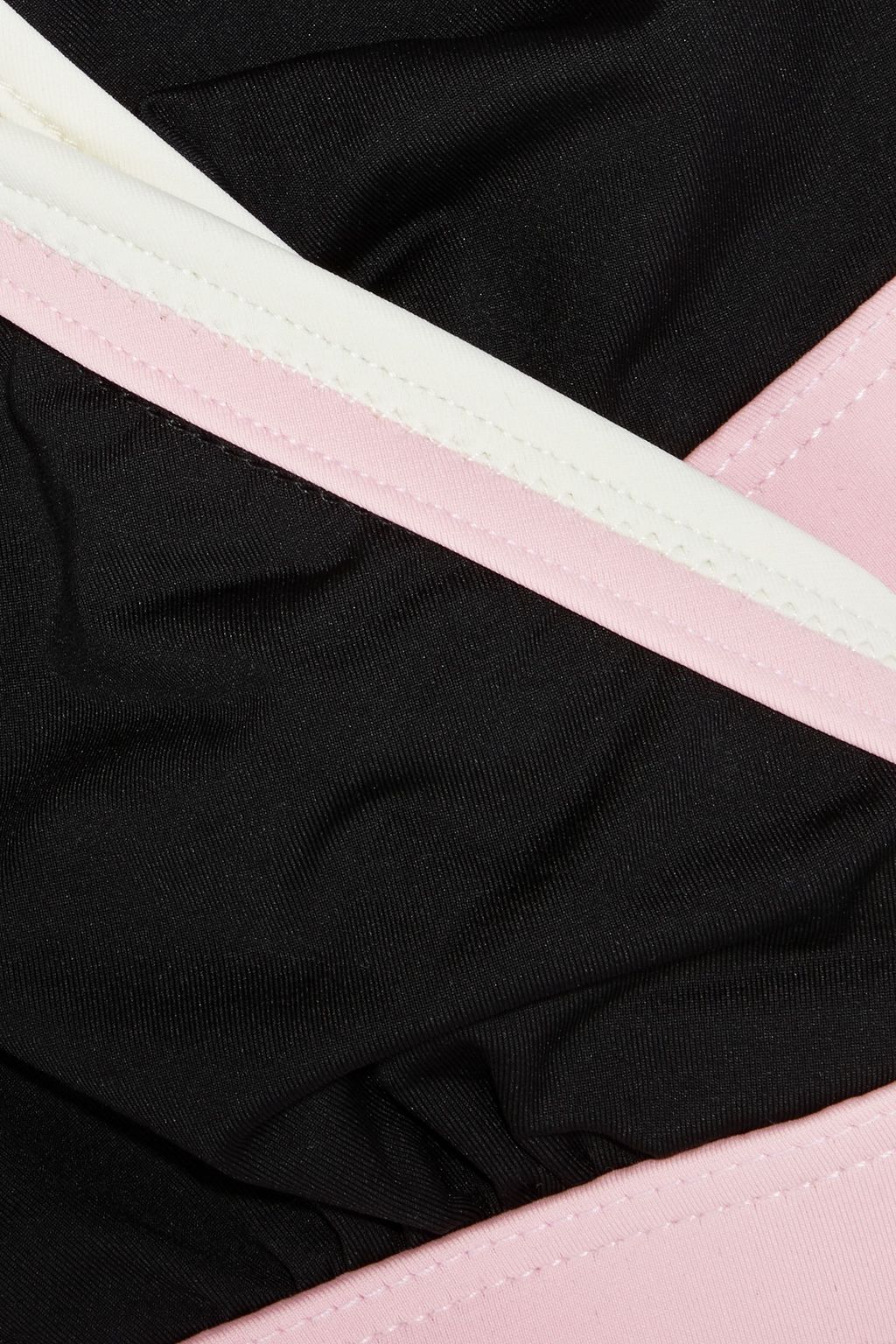 MORGAN LANE Jourdan striped triangle bikini top