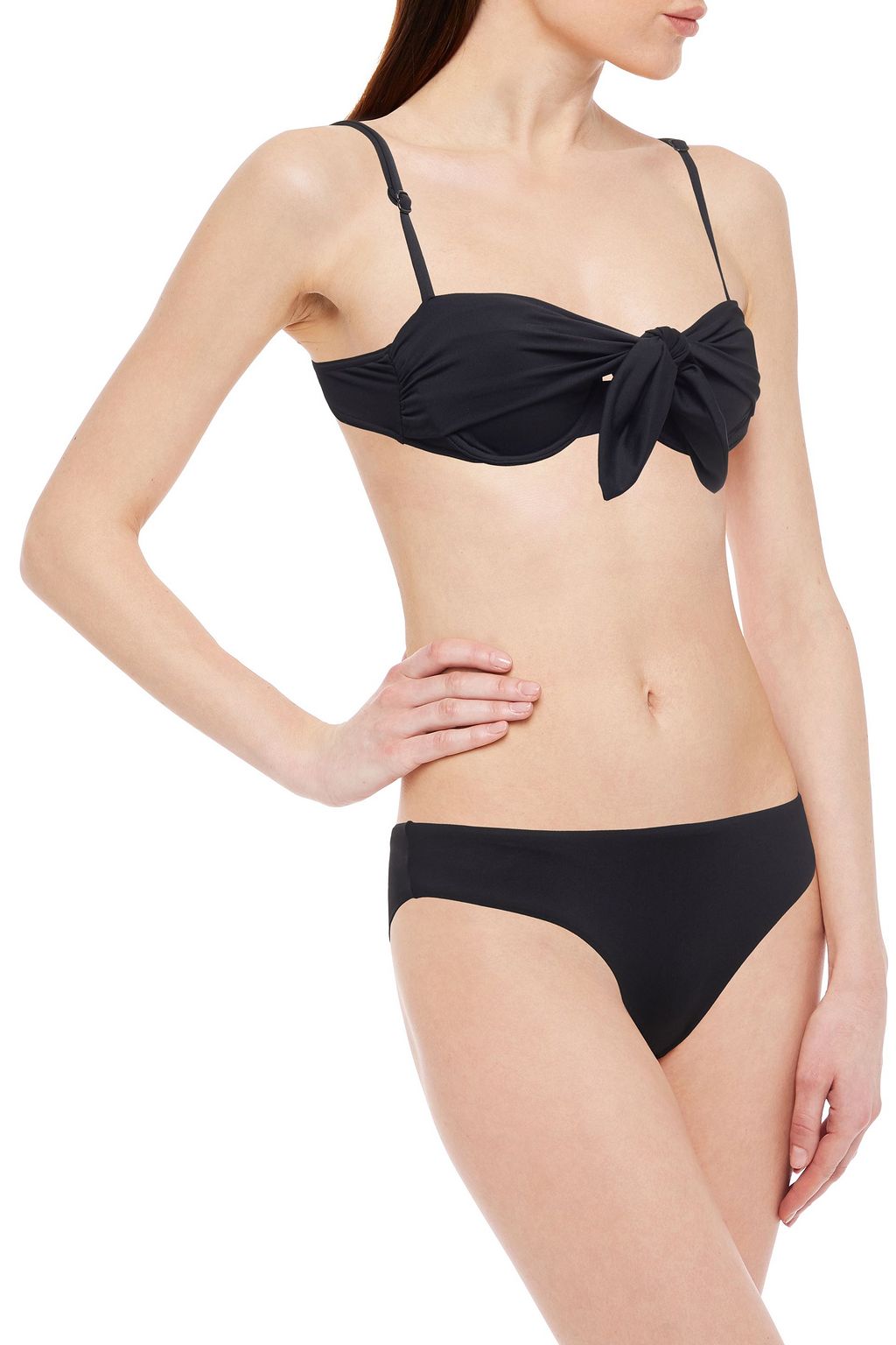 MAISON LEJABY Norma Jeane knotted bikini top