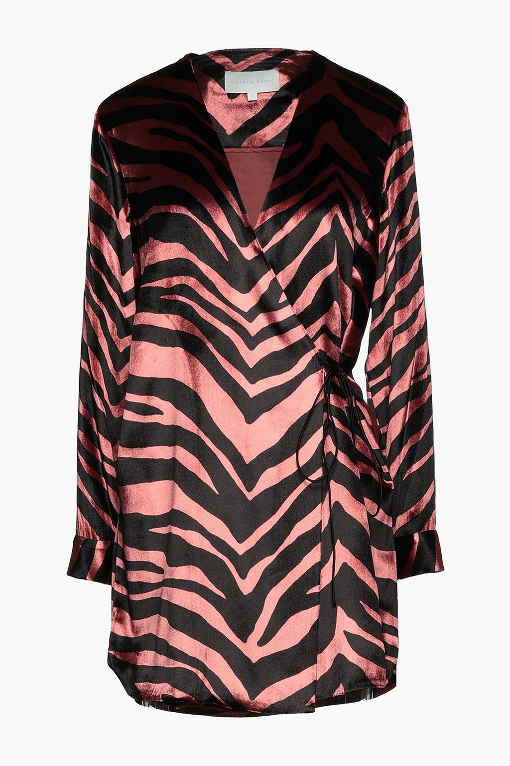 Michelle mason best sale velvet wrap dress
