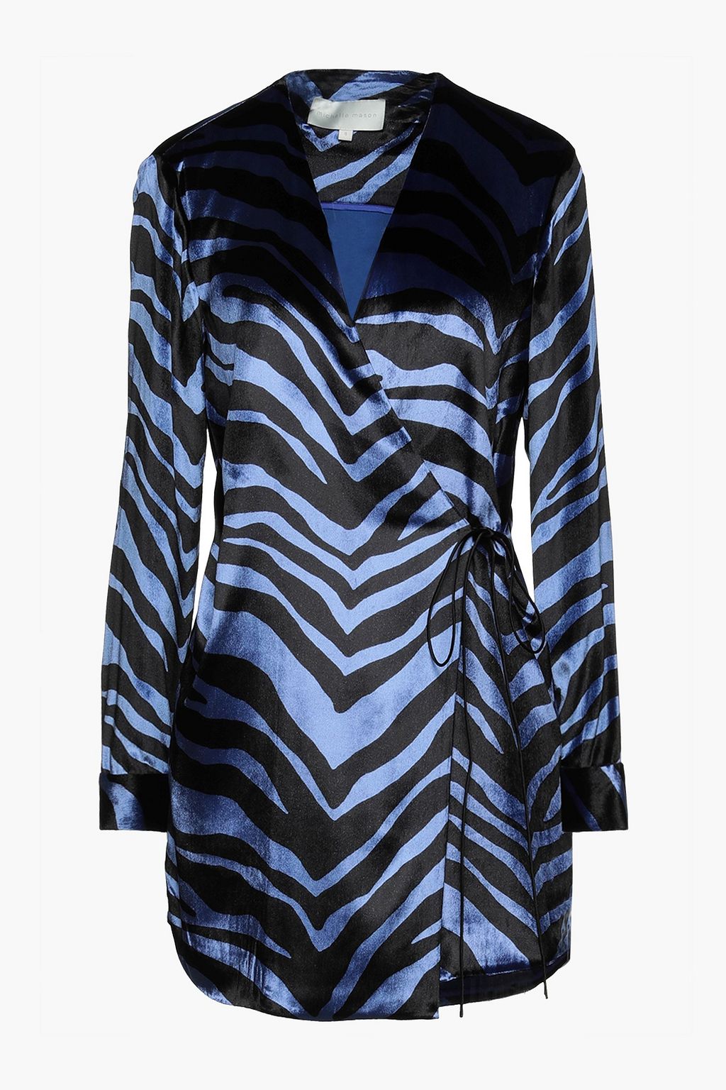 Michelle mason best sale velvet wrap dress