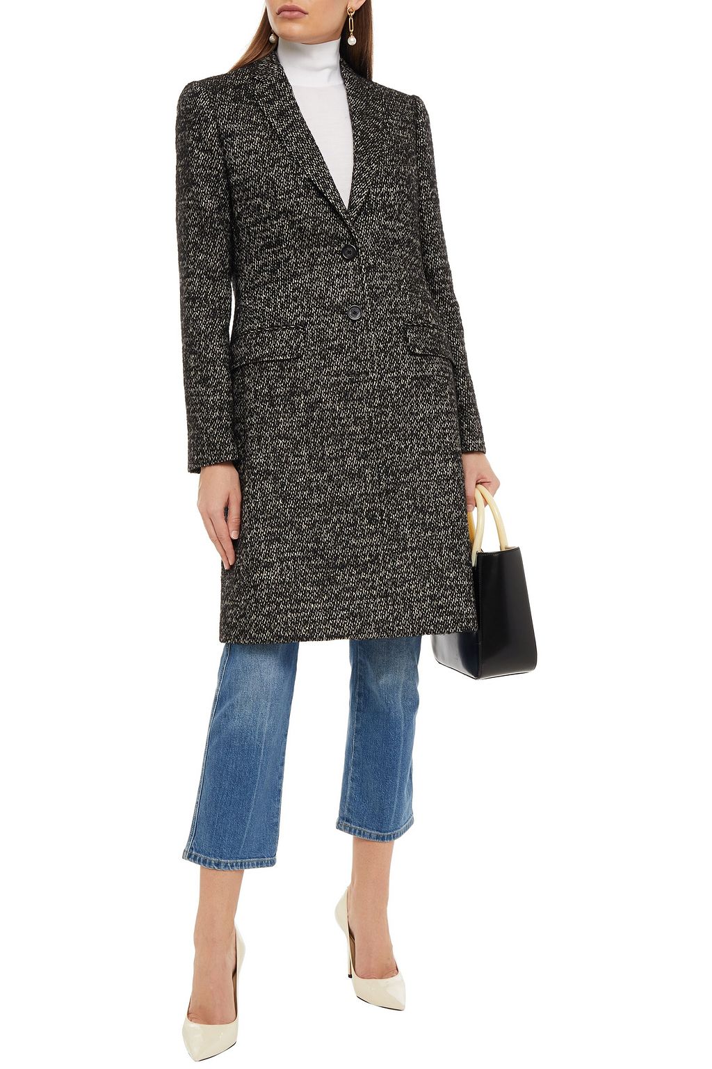 DOLCE & GABBANA Brushed-woven coat