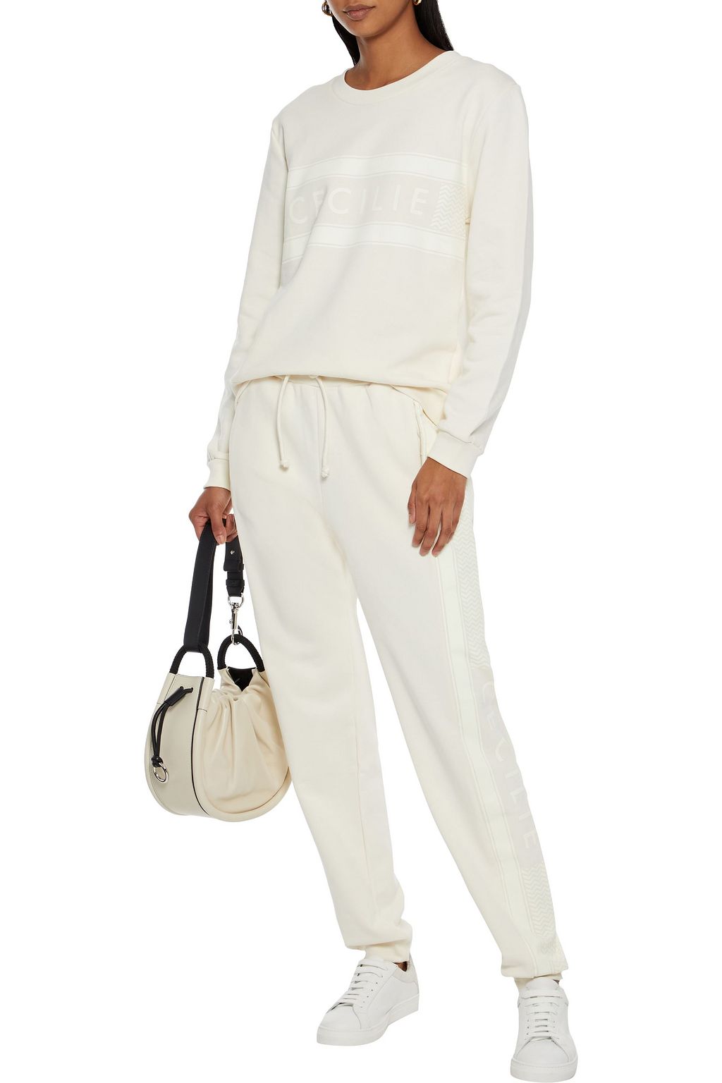 SUMMERY COPENHAGEN Manila printed organic French cotton-terry sweatshirt